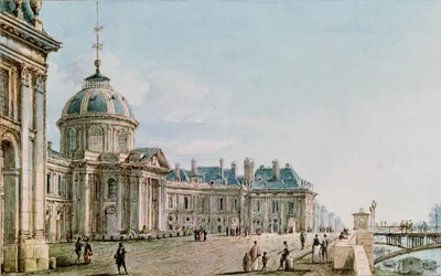 Ansicht des College des Quatre Nations, Paris